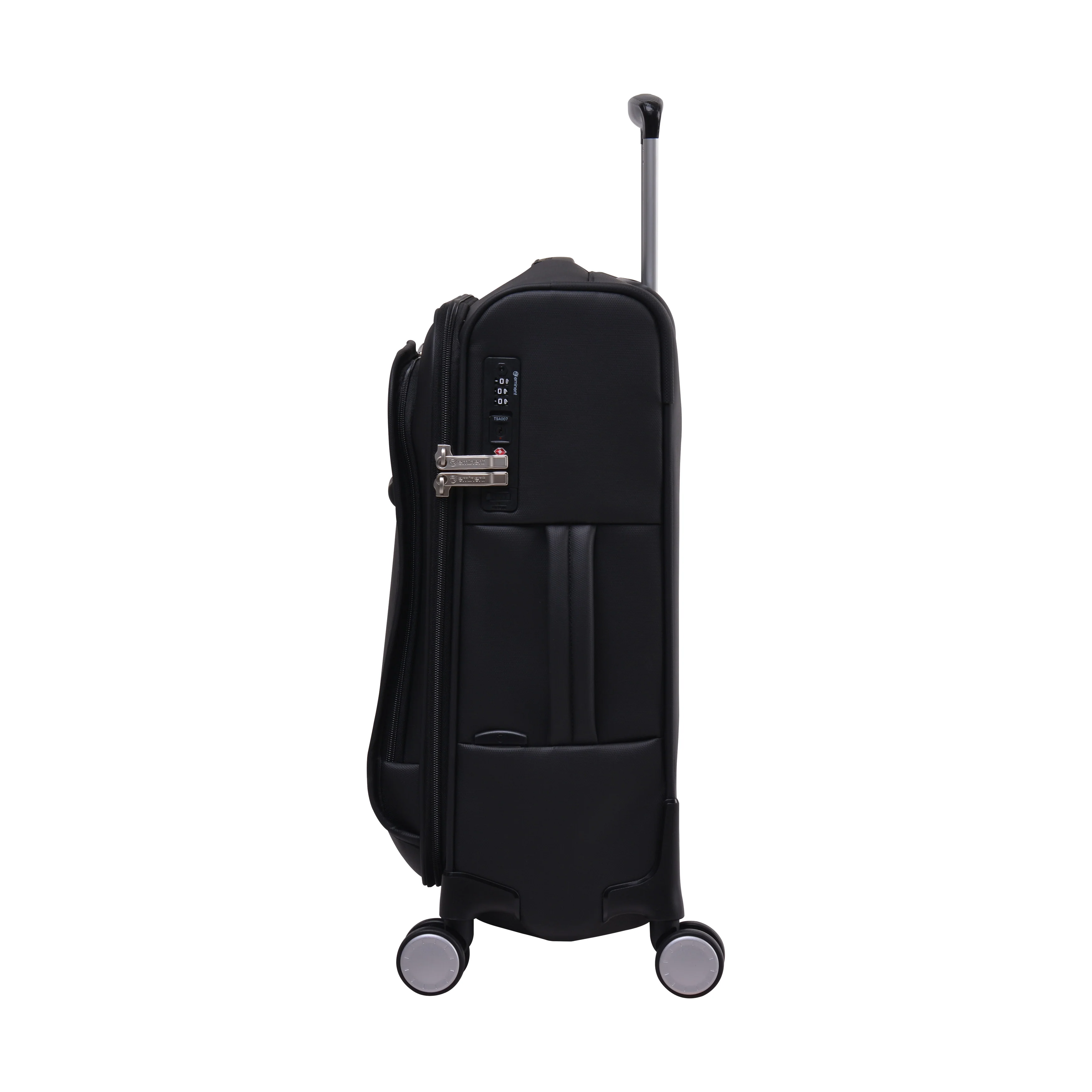 Eminent Softside - 55cm Carry On -Luxury Trolley Luggage S1880C Black - Image 4