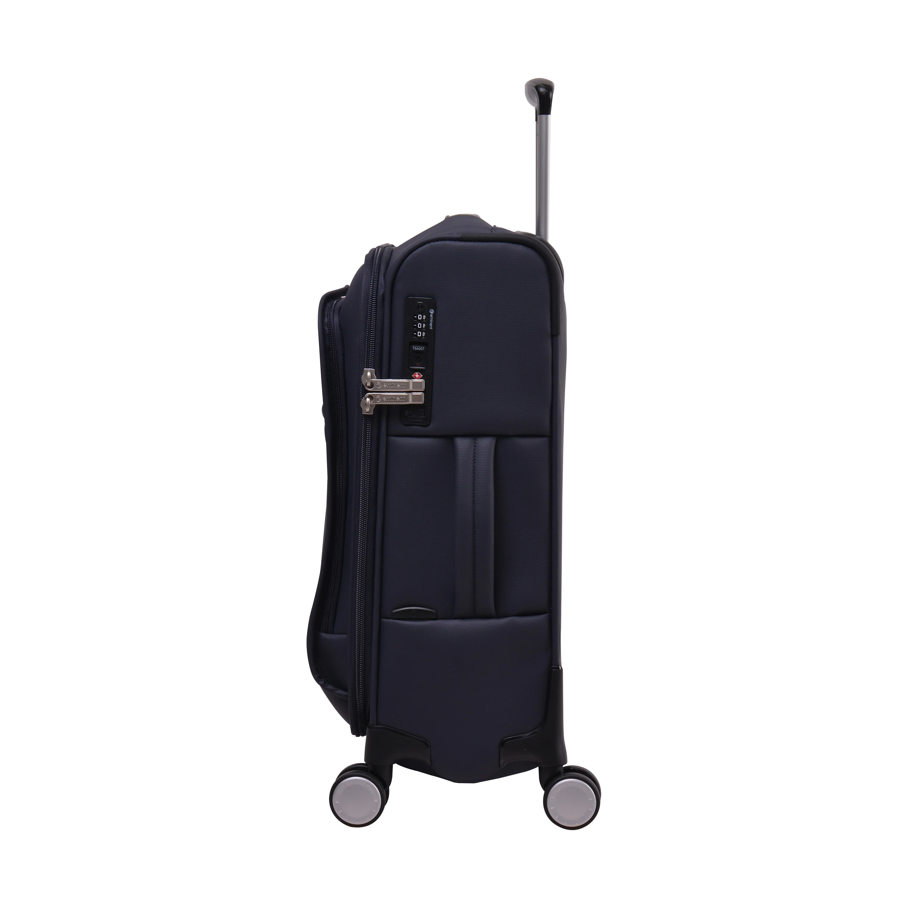 Eminent Softside - 55cm Carry On - Navy Luxury Small Trolley Luggage S1880C-Navy - Image 3
