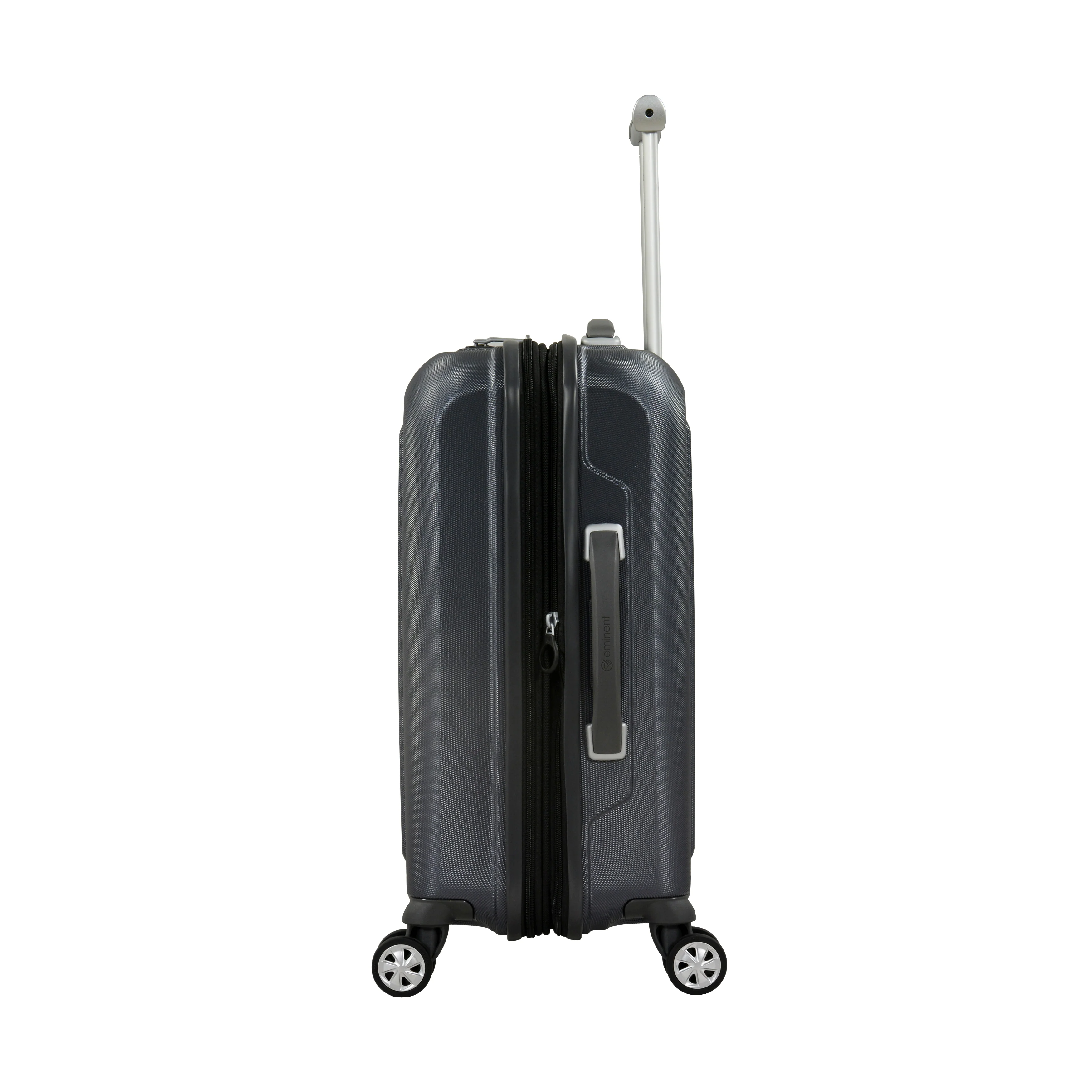 Eminent KC-28 Collection Luxury Premium Makrolon Polycarbonate 55cm-H Carry-on Trolley case KC28C Carbon Grey - Image 3