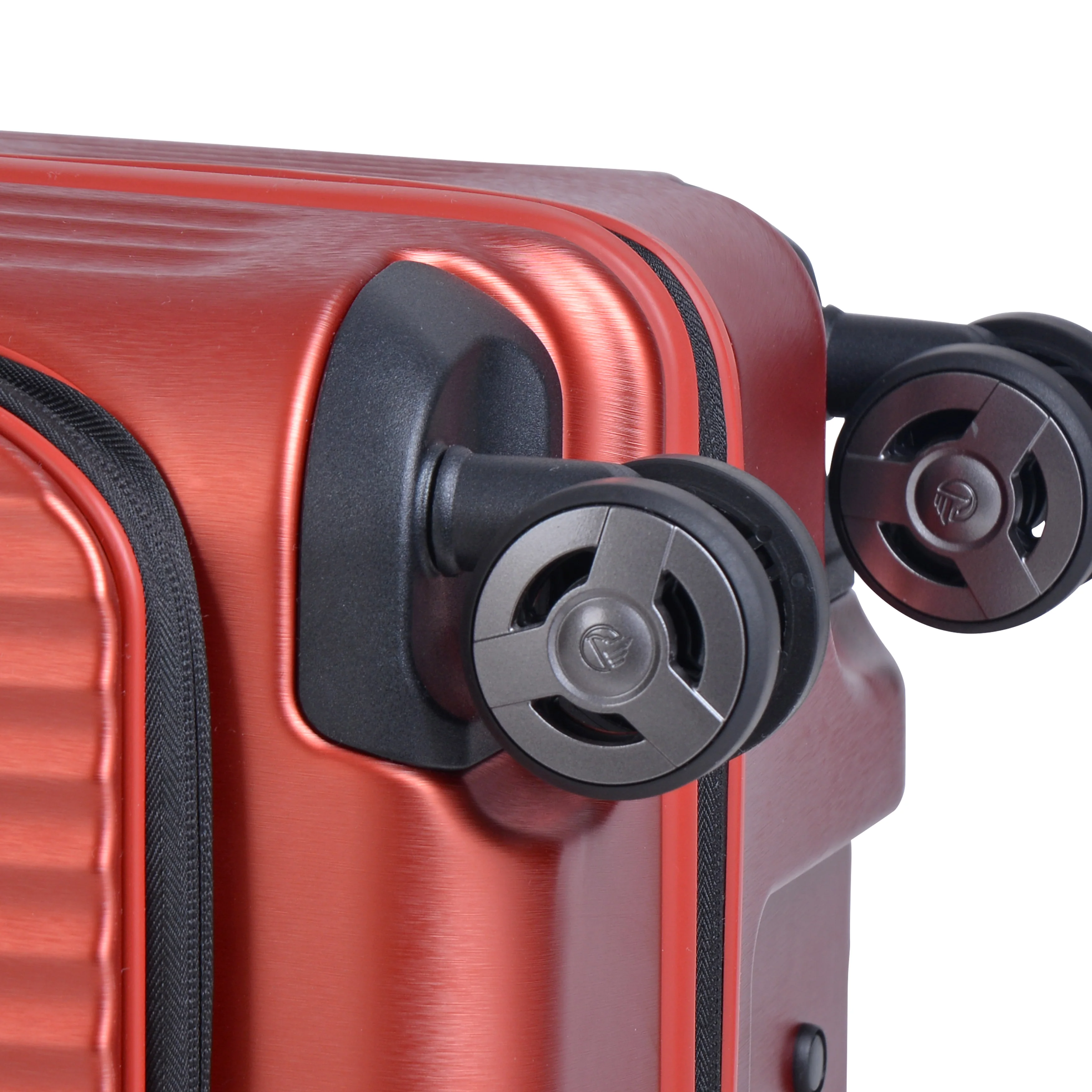 Eminent - Front Access Carry On 55cm - Antique Wine Polycarbonate Luggage with USB port KK50C - Image 11