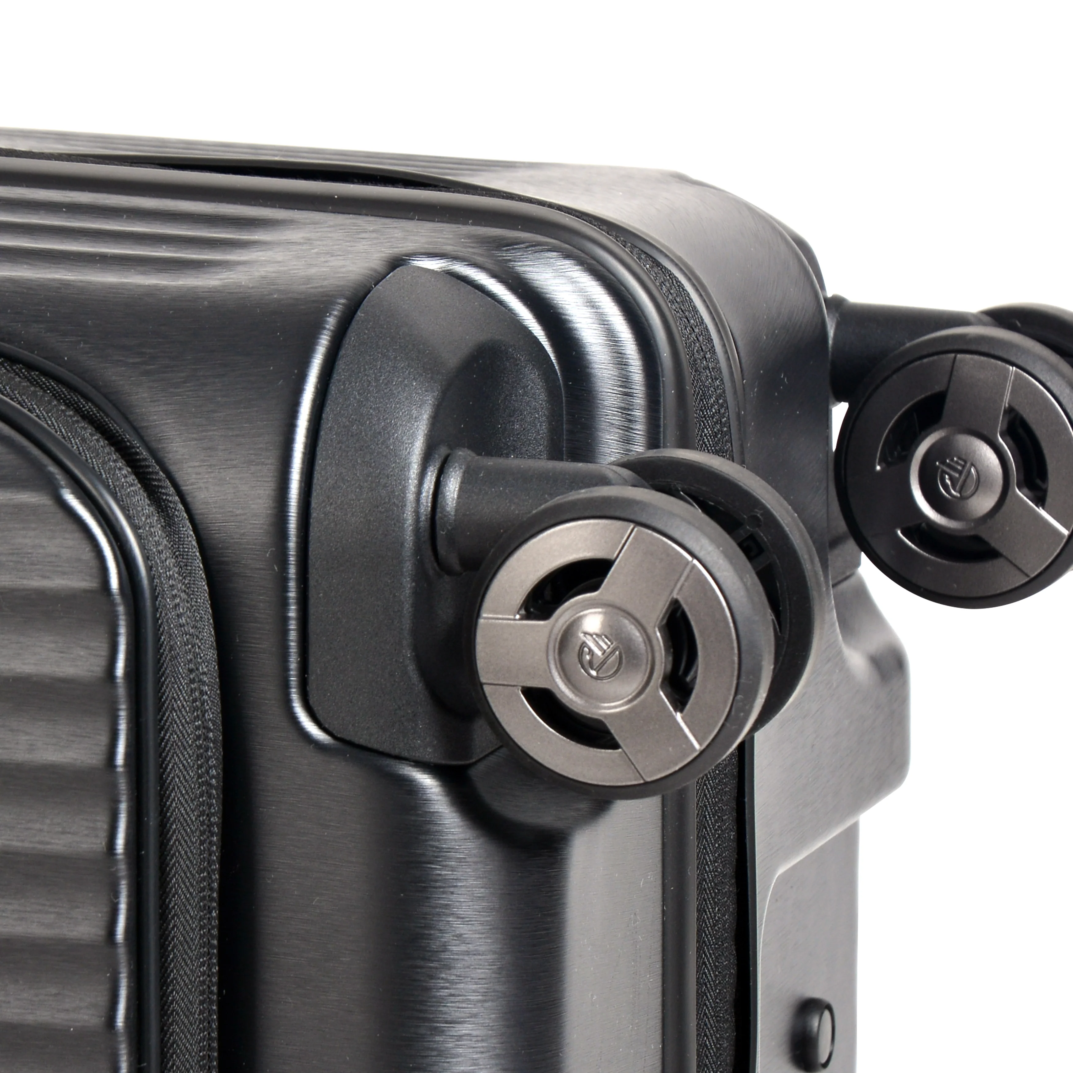 Eminent - Carry On 55cm - Black Top lid Front Opening design Hardside Small Trolley case with USB port KK50C - Image 11