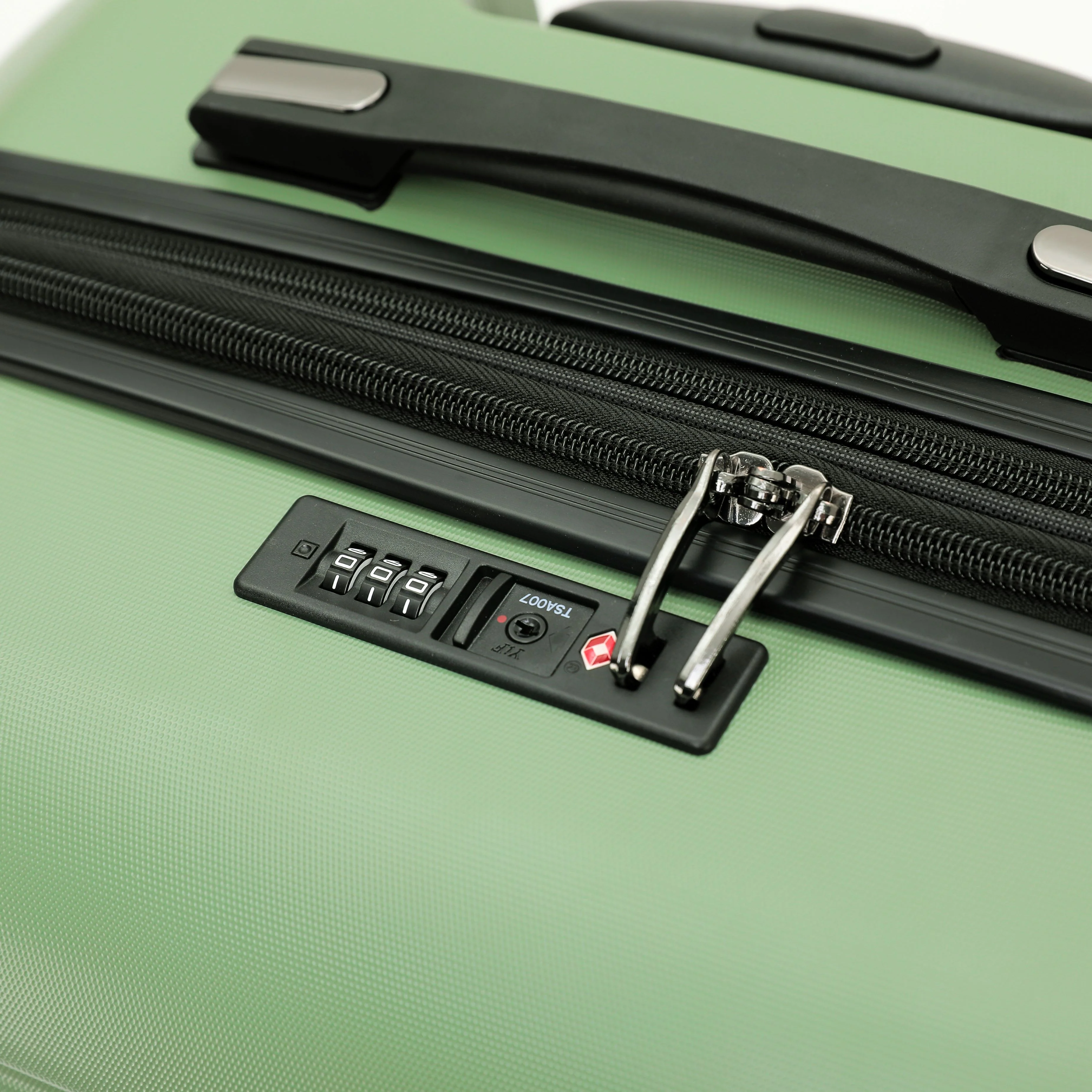 New Zealand Luggage Franz Josef Collection Hard side Trolley set 77cm/67cm SS604-Oil Green - Image 4