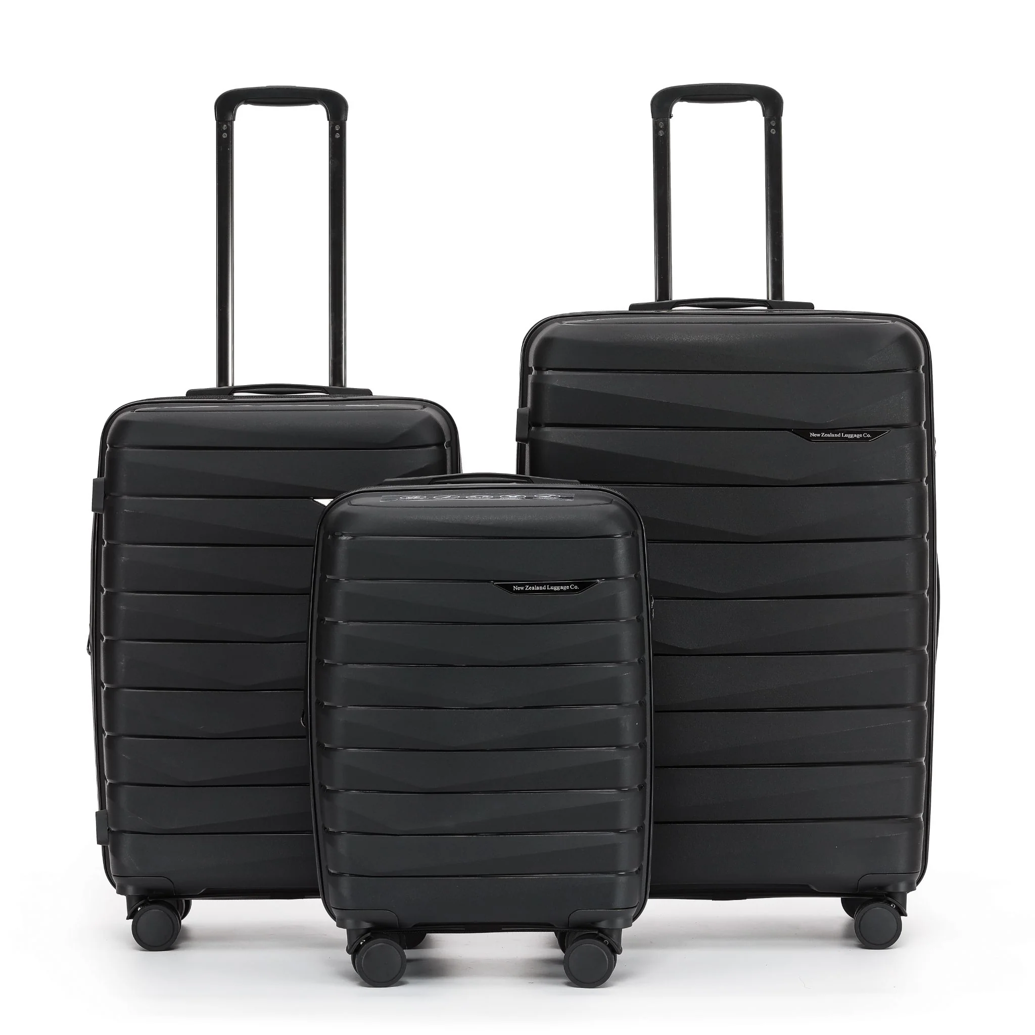 The New Zealand Luggage Pilot Collection Polypropylene 76cm Trolley case NZ005A Black - Image 12