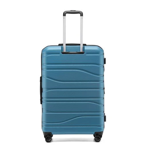 New Zealand Luggage Co - Checked 77cm Franz Josef Collection Trolley Luggage SS604A Lake Blue - Image 3