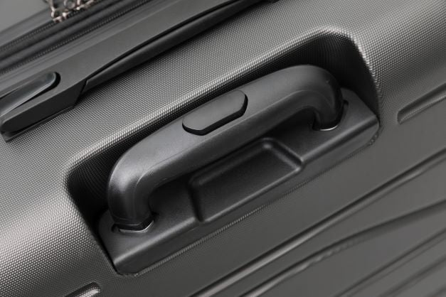 New Zealand Luggage Co - Checked 67cm Franz Josef Medium Trolley Case SS604B-Charcoal - Image 4