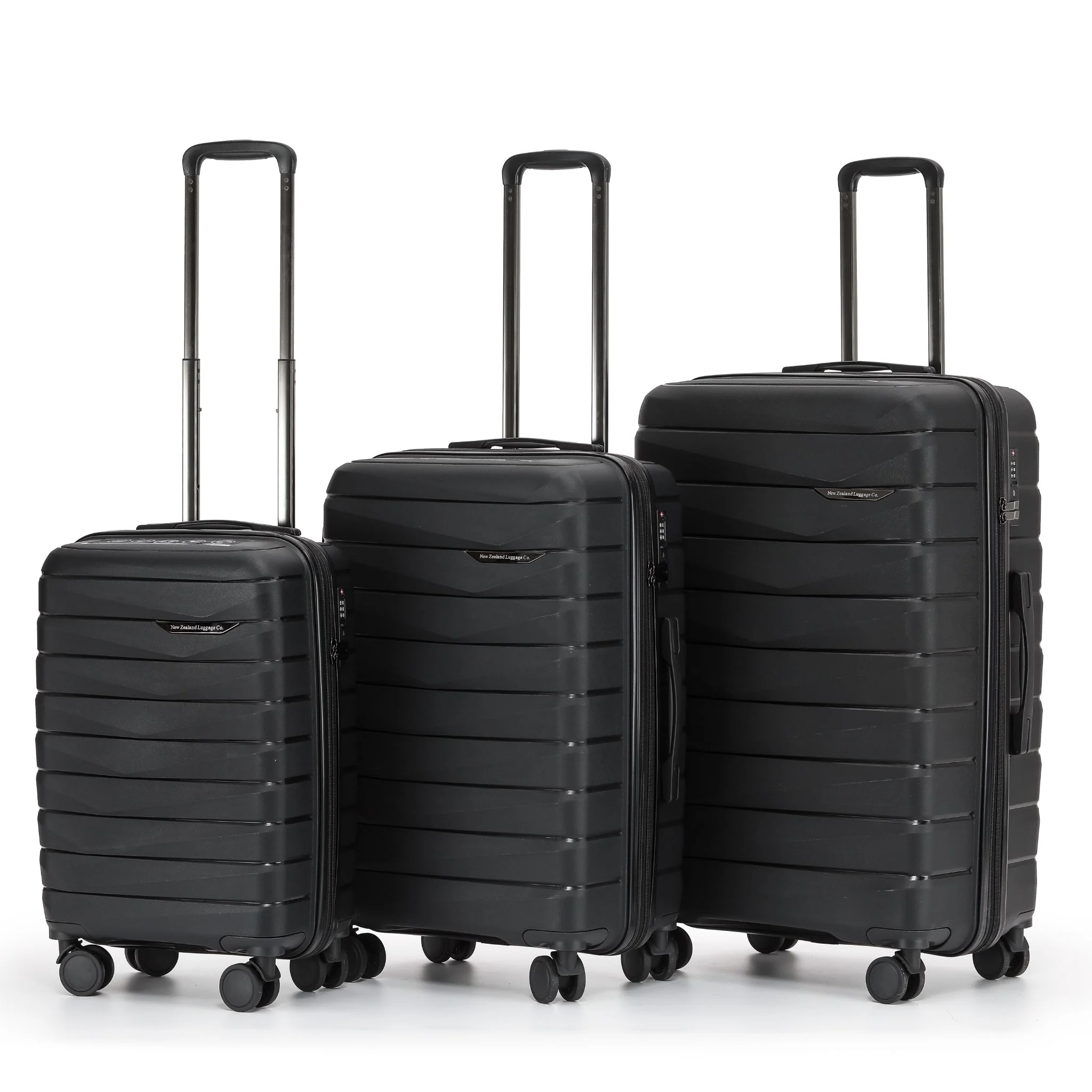 The New Zealand Luggage Co Pilot Collection Polypropylene 55cm Carry-on trolley case NZ005C Black - Image 14