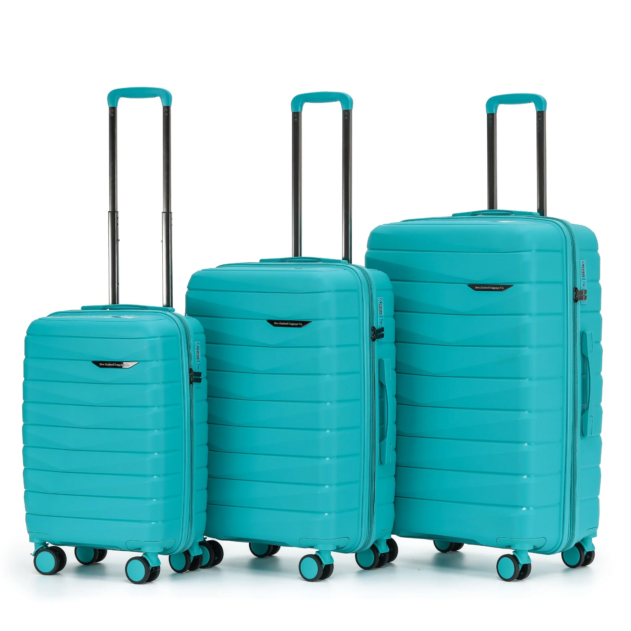 The New Zealand Luggage Co Pilot Collection Polypropylene 66cm Trolley Case NZ005B-Teal - Image 12