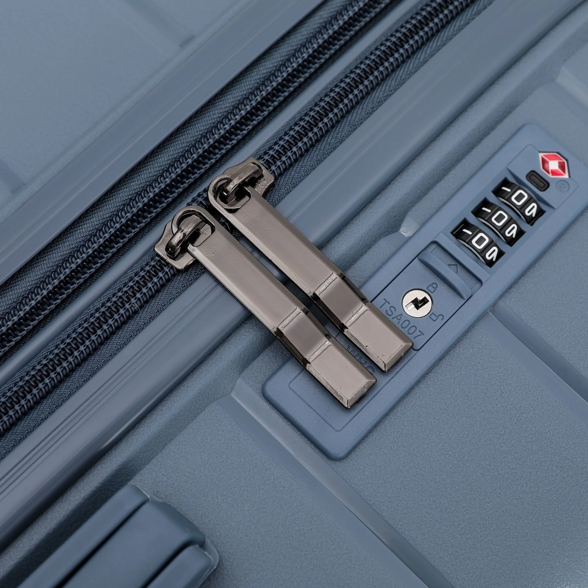 The New Zealand Luggage Co Pilot Collection Polypropylene 66cm Trolley Luggage NZ005B-Slate - Image 9