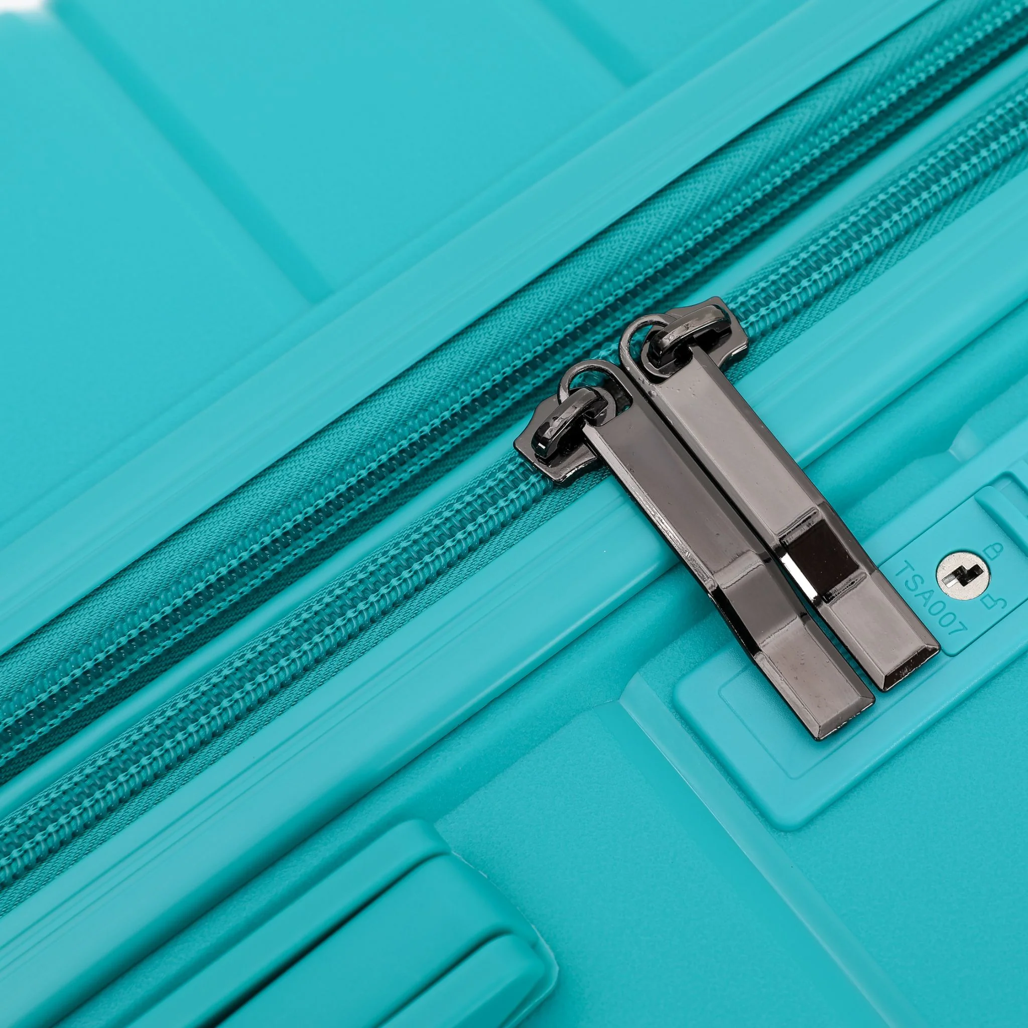 The New Zealand Luggage Co Pilot Collection Polypropylene Trolley Cases 76/66/55cm NZ005-Full Set Teal - Image 5