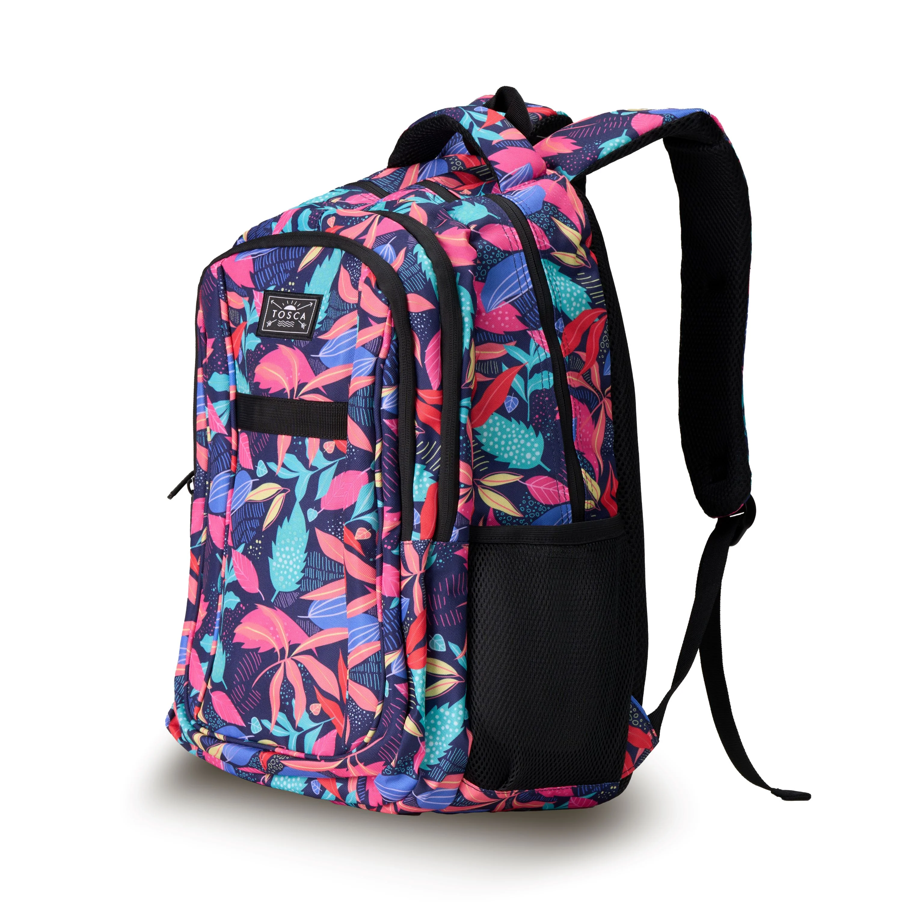 Tosca 48cm-H College Backpack 35L TCA936-Black Tropical - Image 3