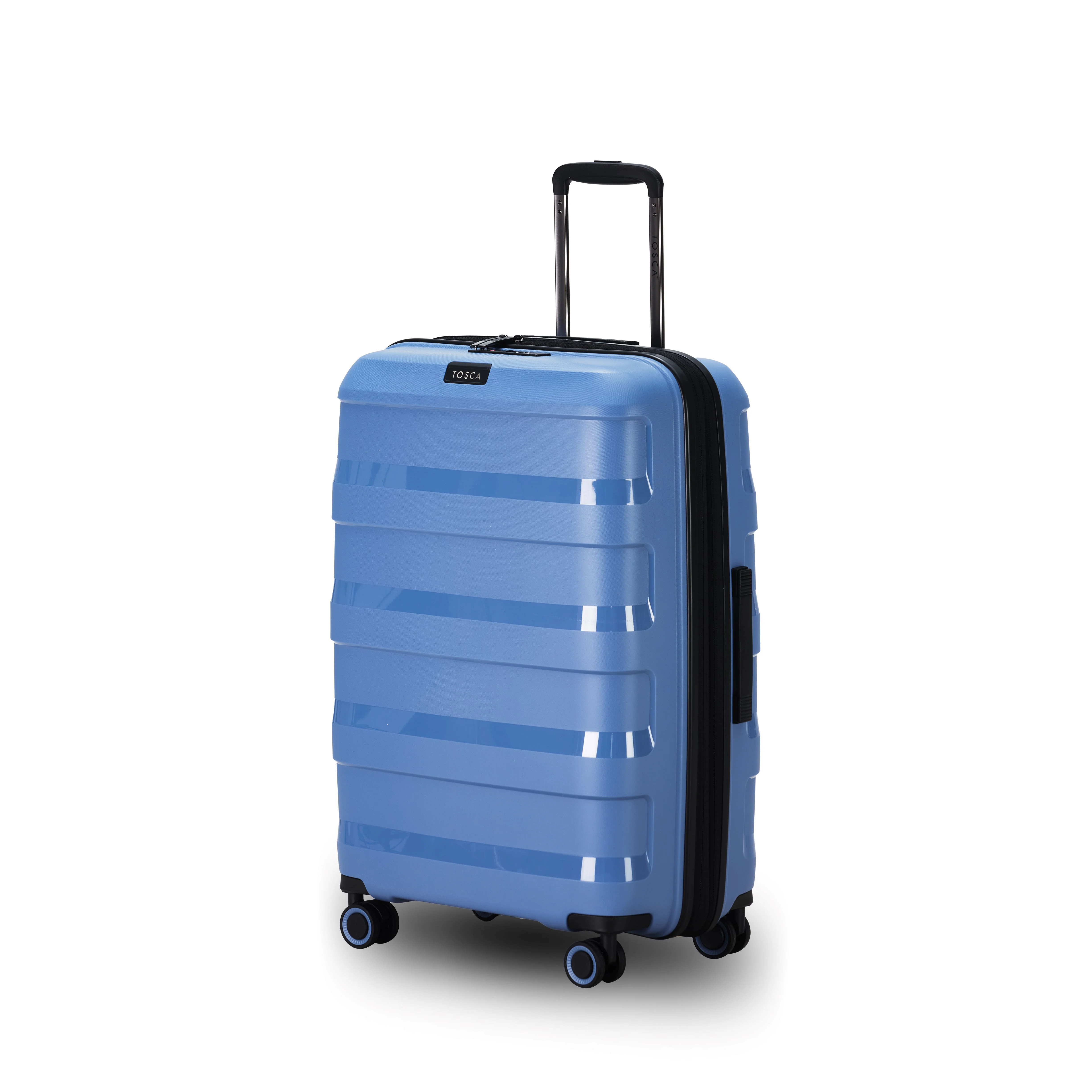 Tosca Comet Collection 67cm Polypropylene Hard side trolley case TCA200B-Infinity Blue - Image 2