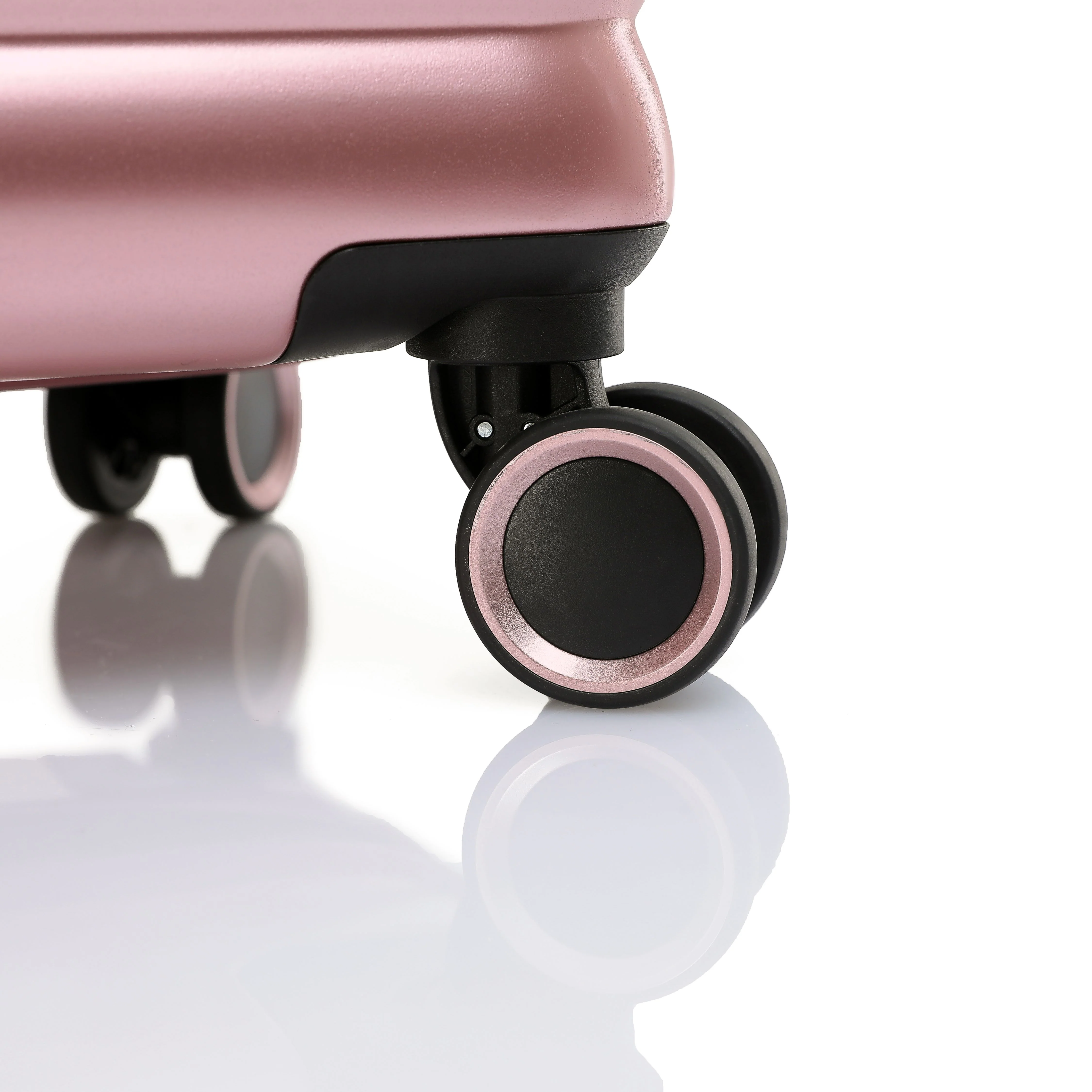 Tosca Como Collection 67cm Polycarbonate trolley case TCA255B-Rose Gold - Image 4
