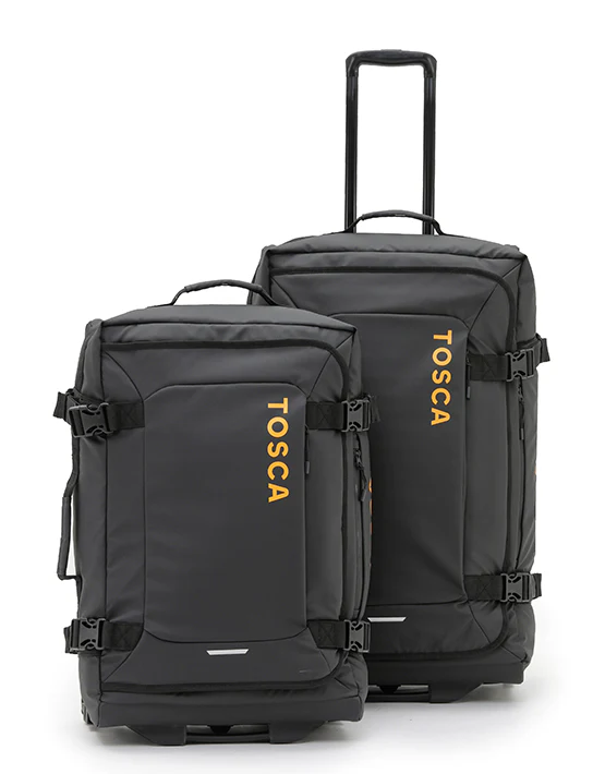 Tosca Delta Stand-up Wheel Travel Bag set-2 60cm & 70cm TCA970-Black