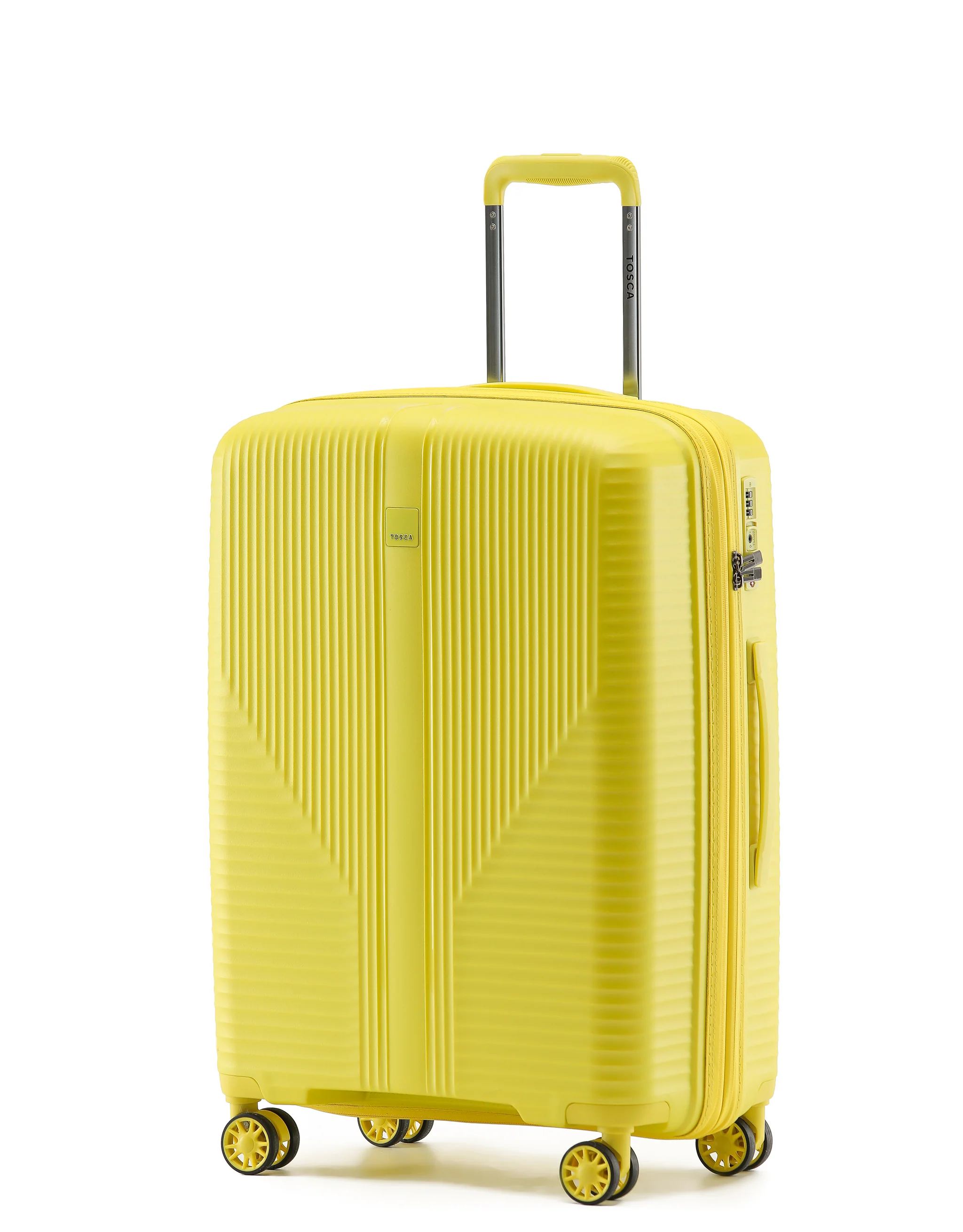 Tosca F-Lite Collection Polypropylene Premium 65cm-H Trolley case TCA846B-Yellow - Image 2