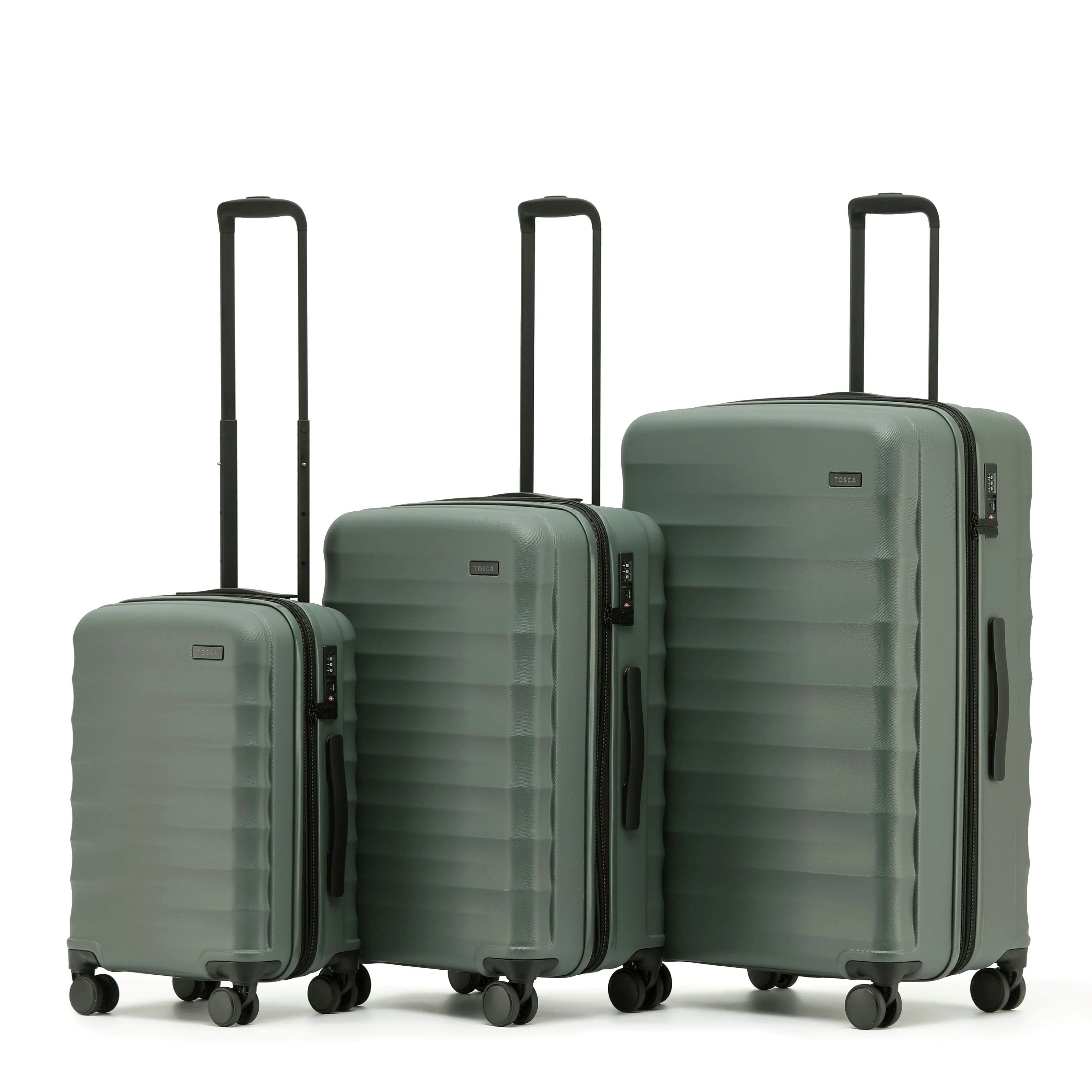 Tosca Interstellar Collection 2.0 Polycarbonate 79cm Trolley case TCA141A Moss Green - Image 3