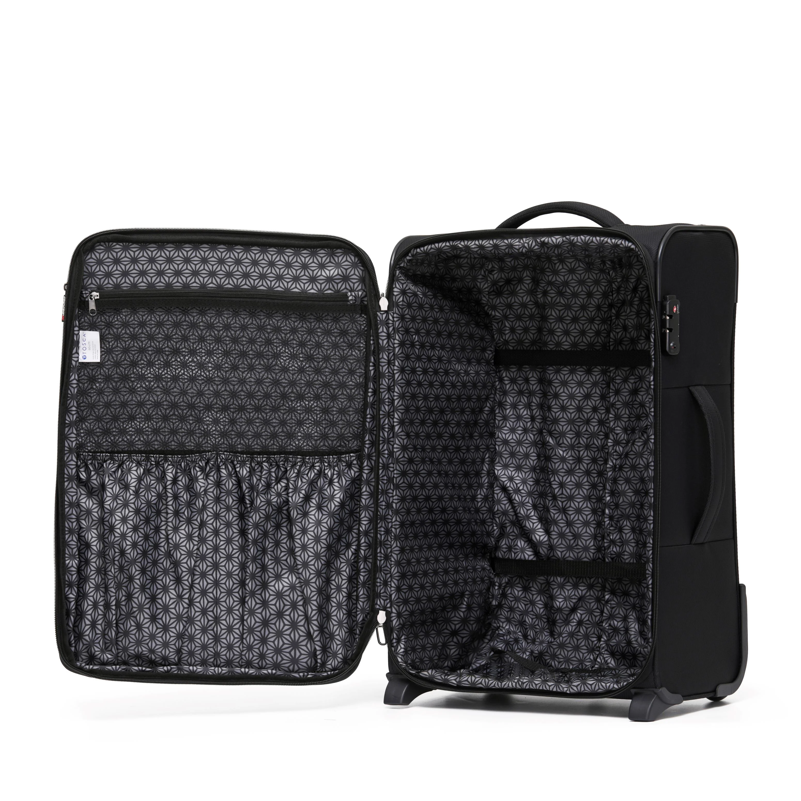 Tosca So-Lite 4.0 Collection 2-Wheel 79cm Soft side checked trolley case AIR5055W2-Black - Image 3