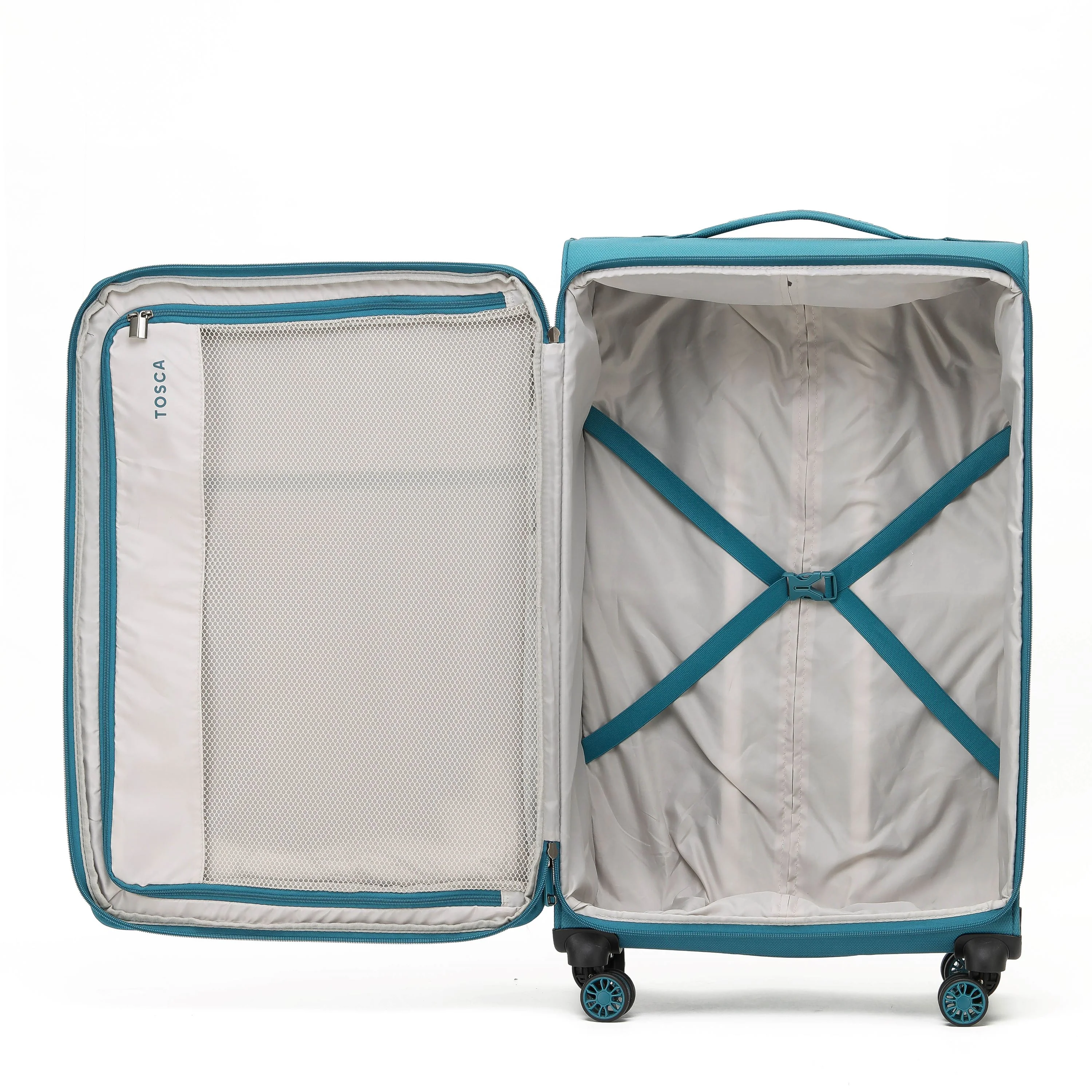 Tosca So-Lite 4.0 Collection soft side 79cm-H trolley case AIR5055A-Teal - Image 4