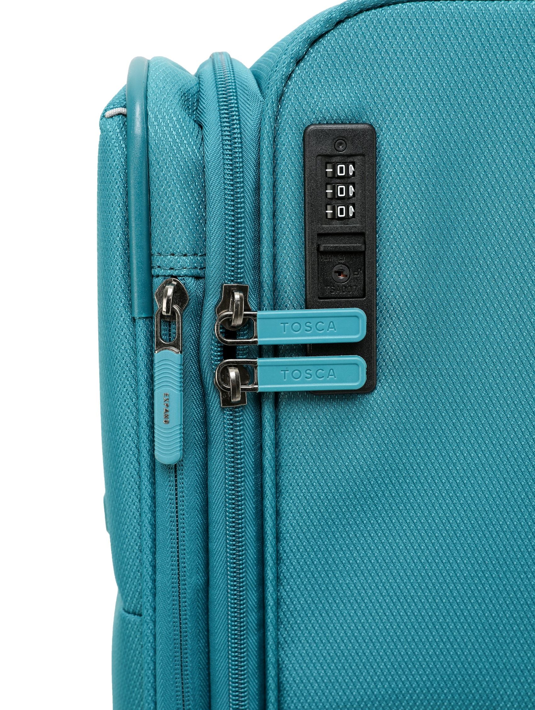 Tosca So-Lite 4.0 Collection soft side 79cm-H trolley case AIR5055A-Teal - Image 6