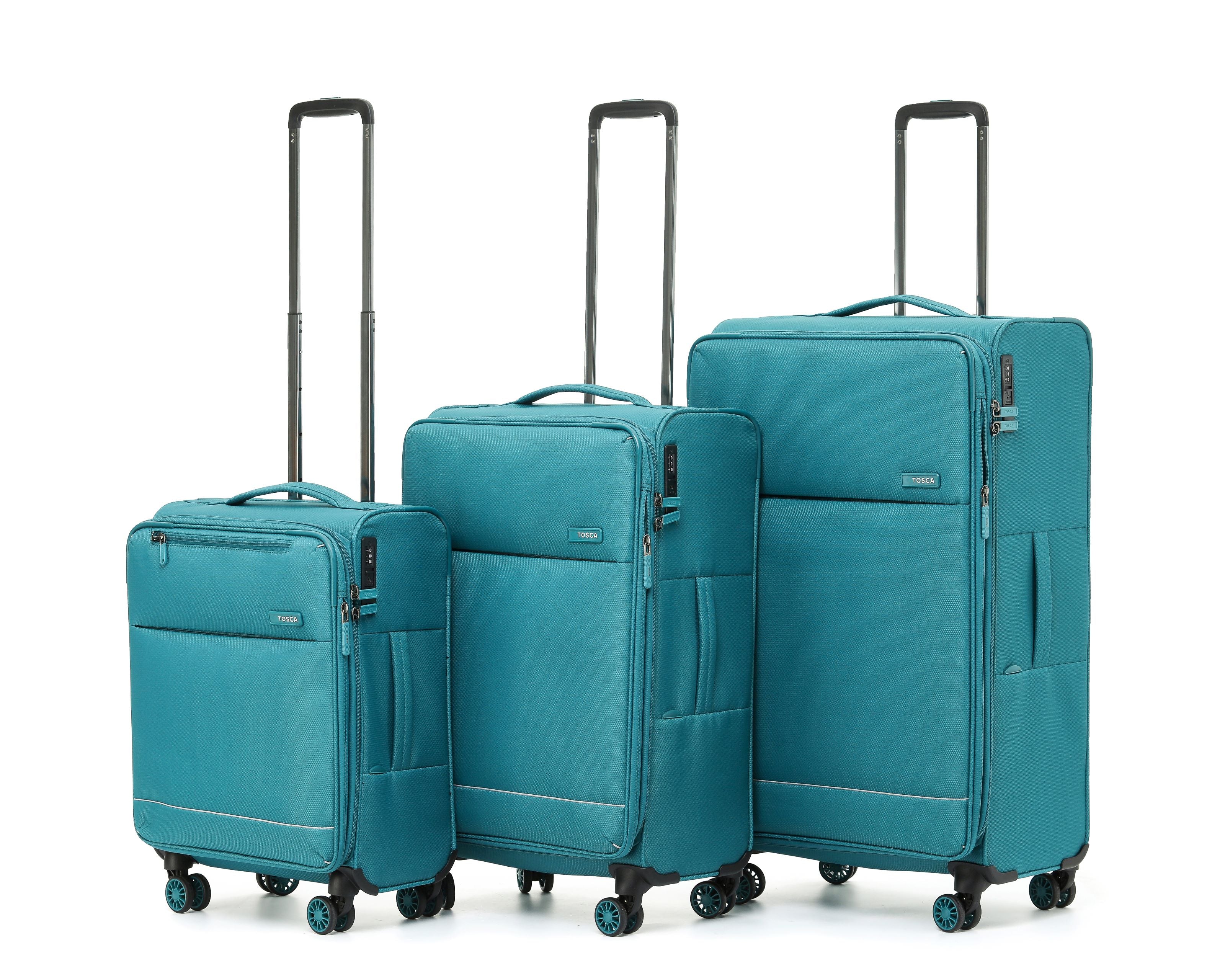 Tosca So-Lite 4.0 Collection soft side 79cm-H trolley case AIR5055A-Teal - Image 8