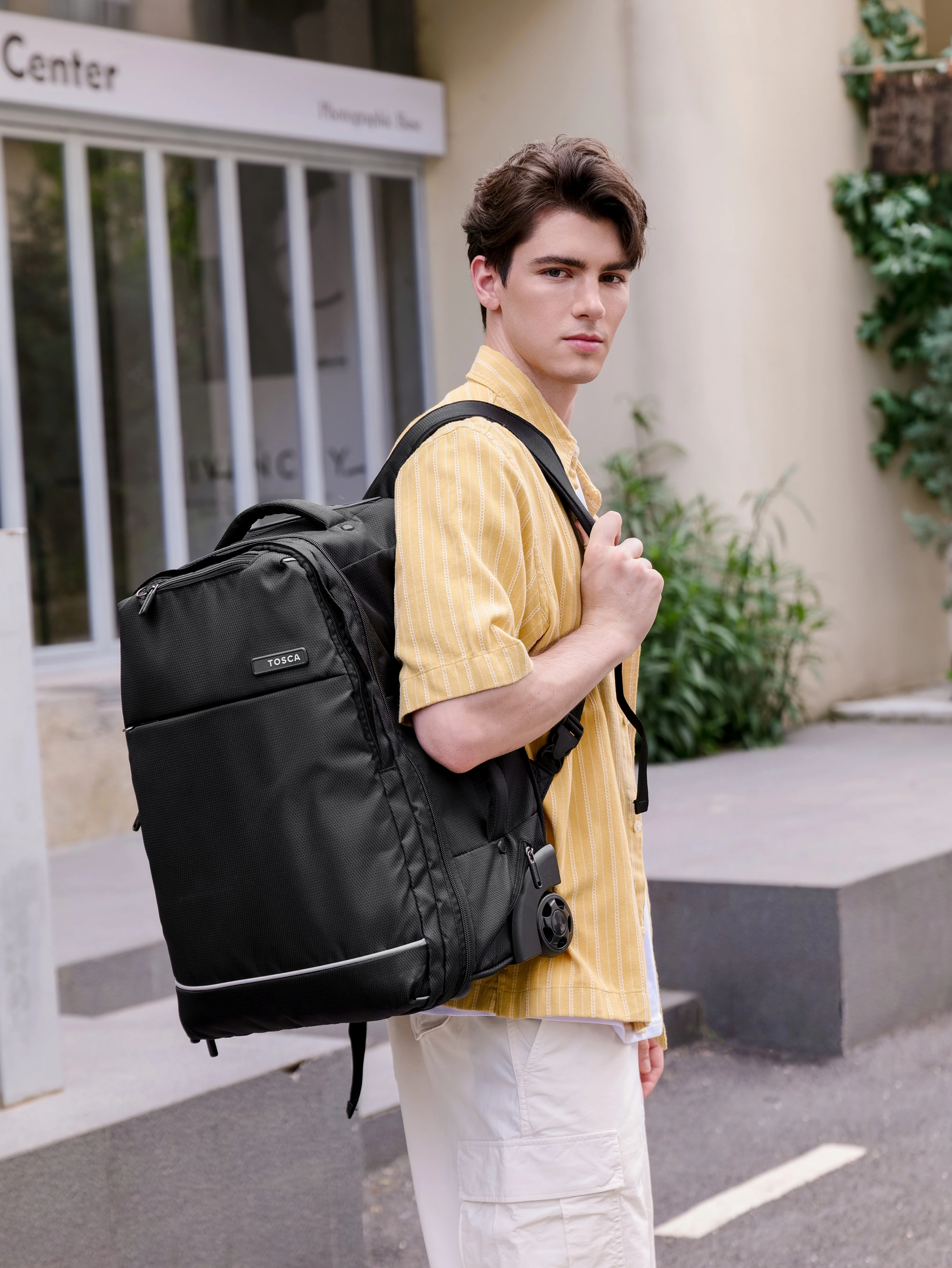 Tosca So-Lite 4.0 Collection Black Travel Backpack-wheeled trolley AIR5055TB - Image 4