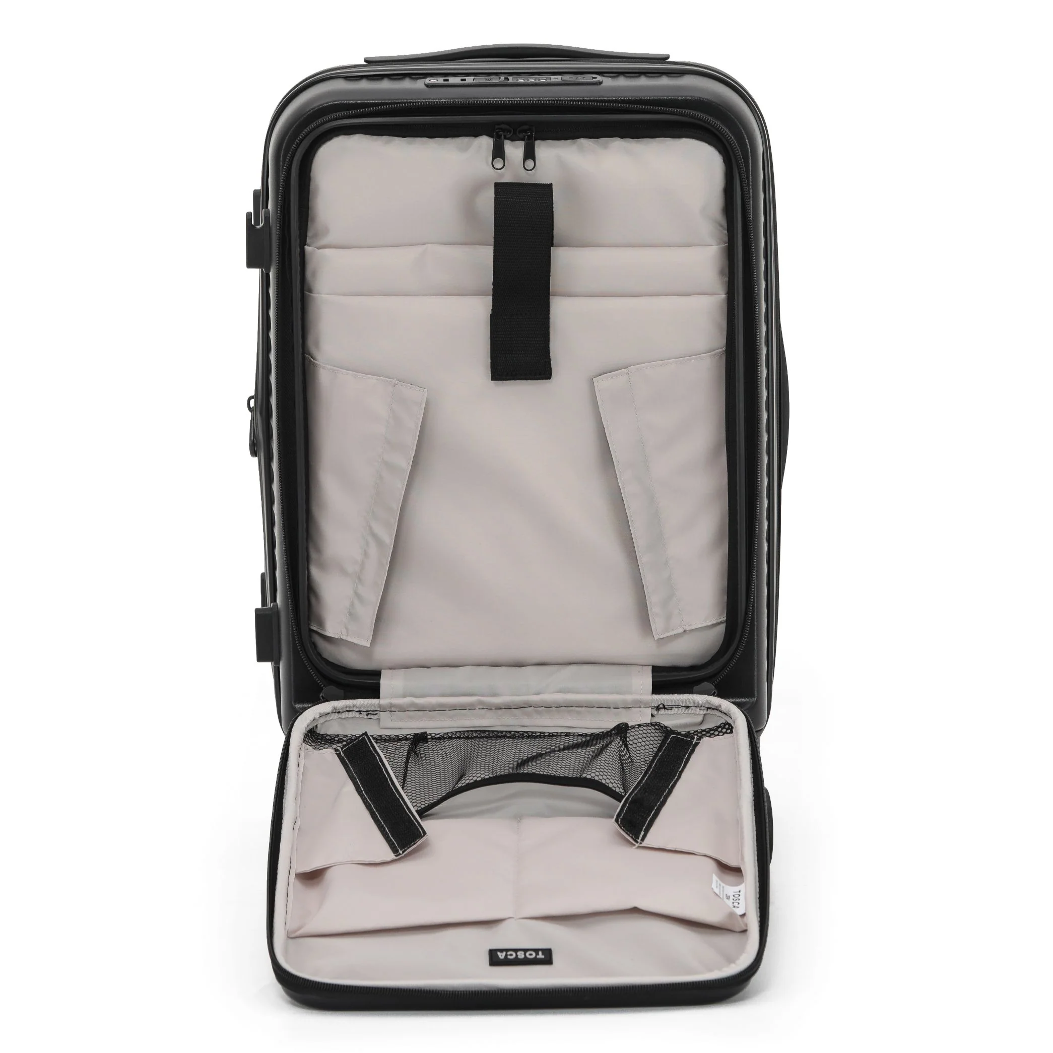Tosca Zen Collection Polycarbonate 53cm luxury carry-on TCA225C-Black - Image 3