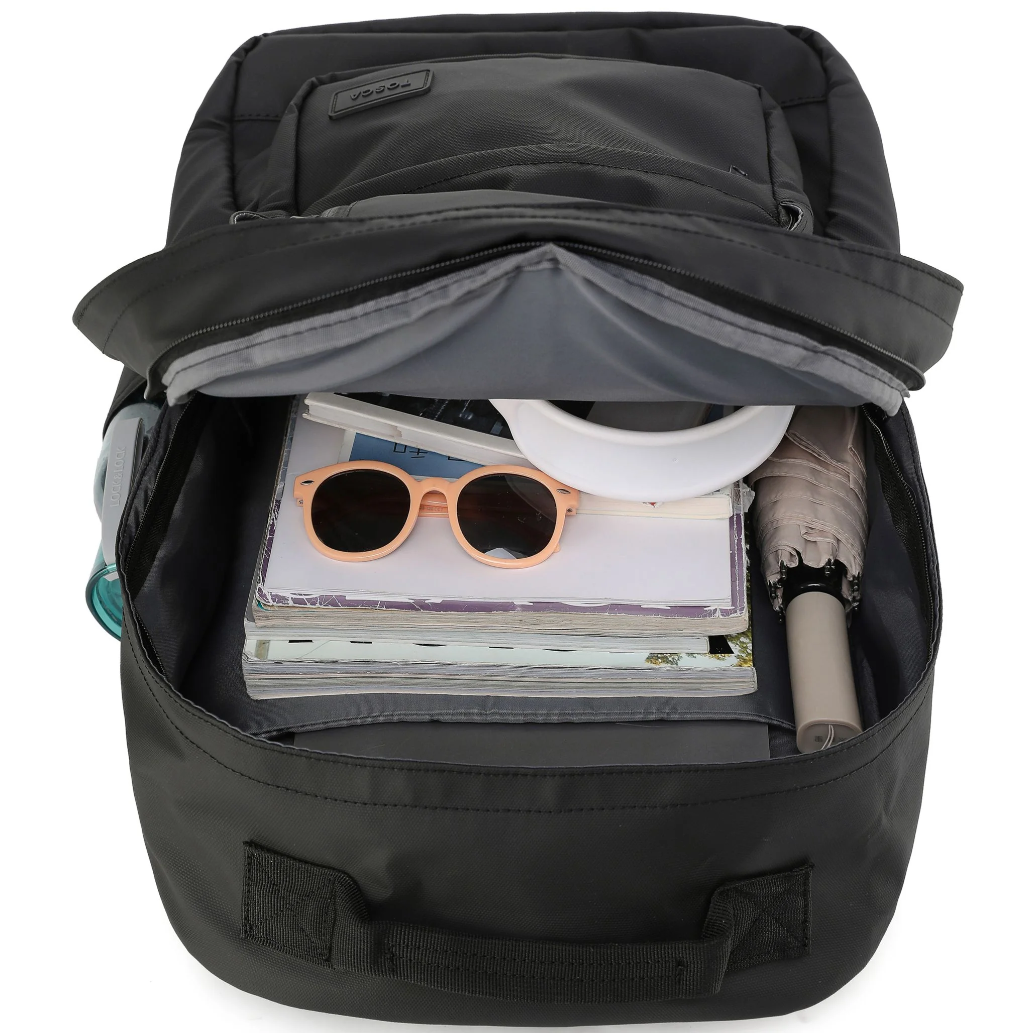 Tosca Zion Collection large 48cm 38 Litre Back Pack TCA992-Black - Image 3