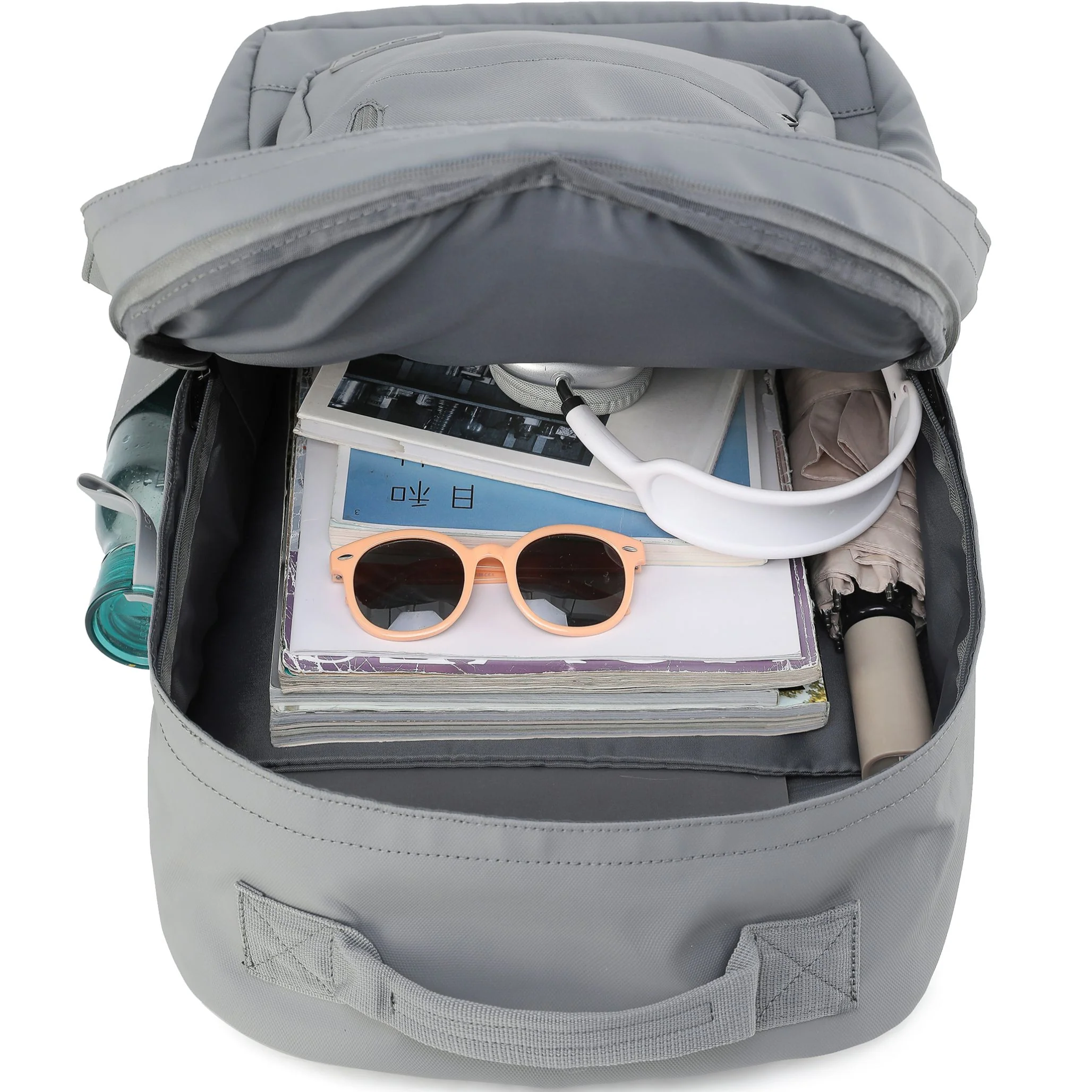 Tosca Zion Collection large 48cm 38 Litre Back Pack TCA992-Grey - Image 3