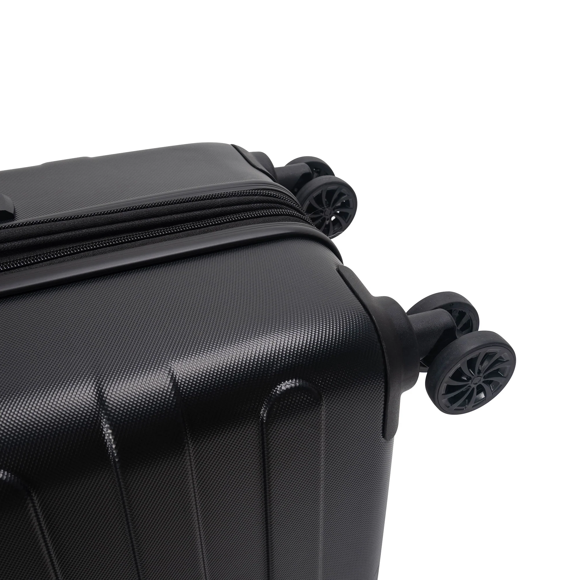 Travel-Lite Rome Collection 68cm-H hard side Checked trolley case TL-68 Black - Image 6